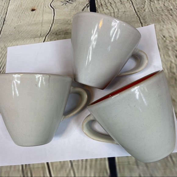 Jonathan Adler OJAI white mugs orange inside - Picture 11 of 12